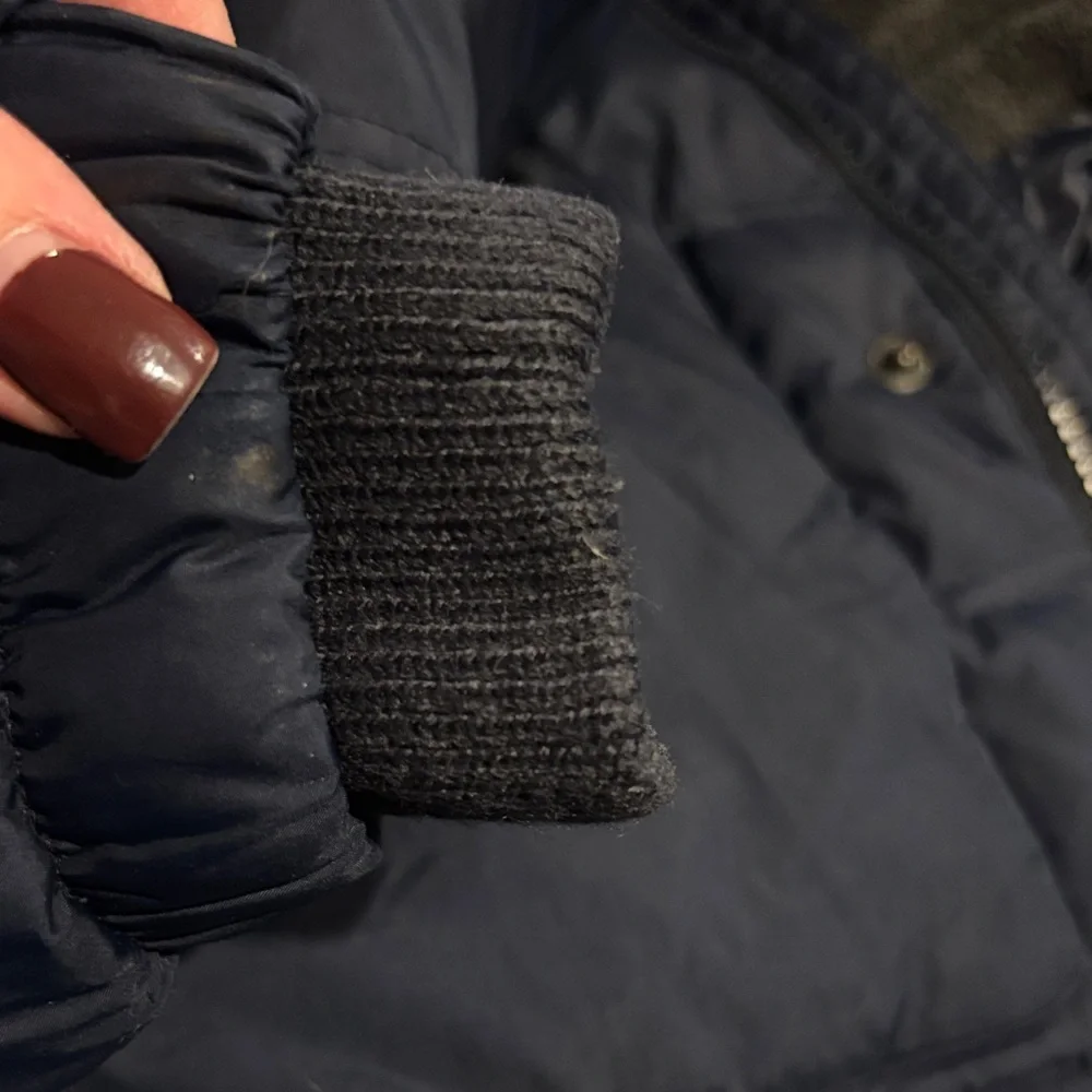 Baby Gap Boys Size‎ 2 Puffer Jacket Winter Coat Navy w/ Removable Hood